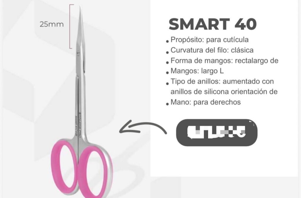 TIJERA CUTICULA SMART 40/3 STALEKS PRO