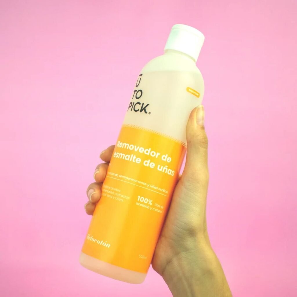 REMOVEDOR DE ESMALTE MELOCOTON 500ML UTOPICK