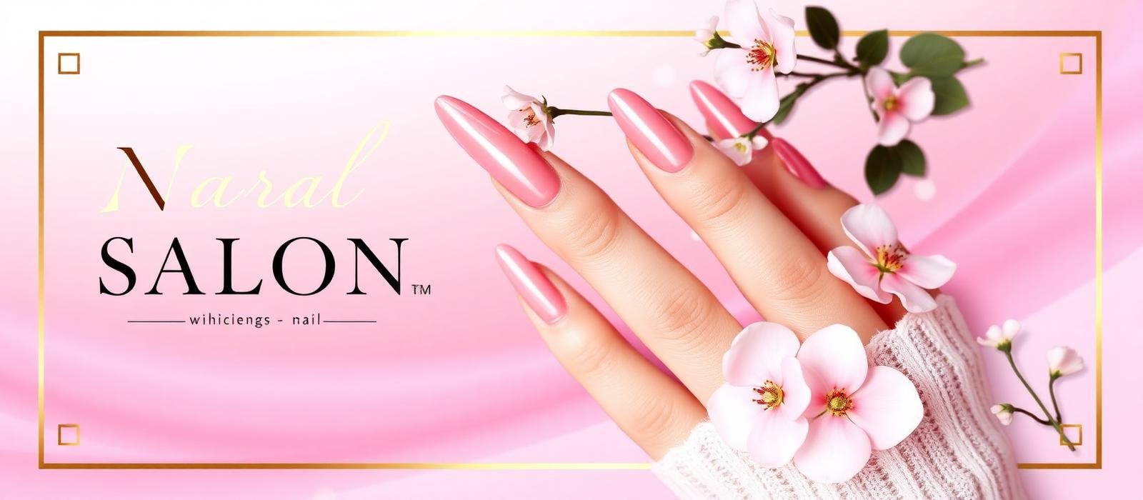 Manicura rosa profesional